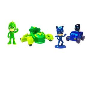 PJ Masks Deluxe Gekko Mobile Catboy Night Ninja Figures Toy Lot
